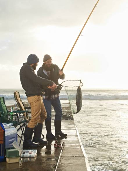 Fishing’s a team effort Fishings a team effort.